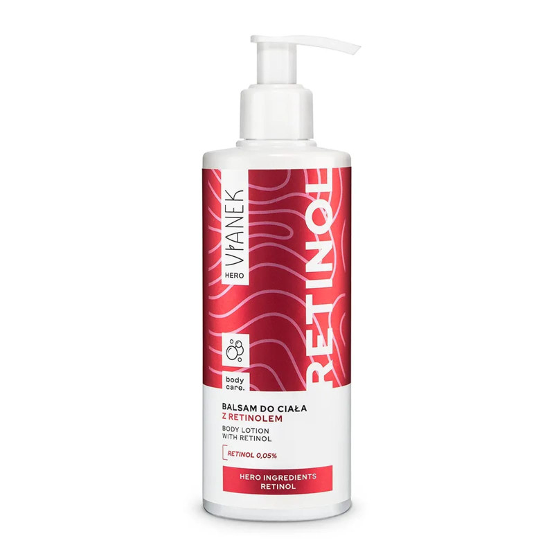 Vianek HERO RETINOL Balsam do ciała 300ml - Odmładzający balsam z retinolem