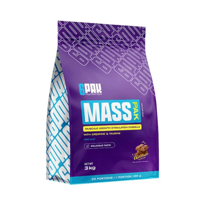 6PAK Nutrition Mass Pak 3000g - Gainer na masę mięśniową