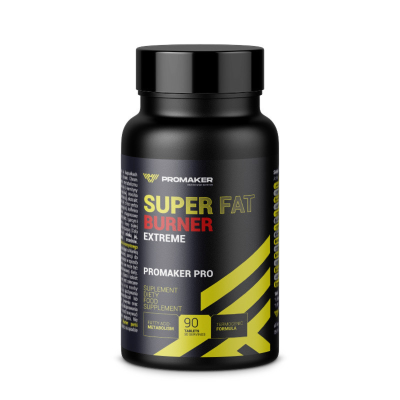 Promaker Super Fat Burner Extreme 90kaps - Spalacz Tłuszczu