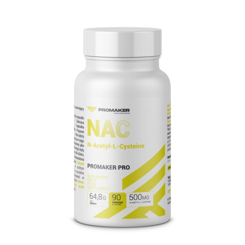 PROMAKER Magnesium Citrate 250mg 90 kaps - Magnez na skurcze, stres i energię