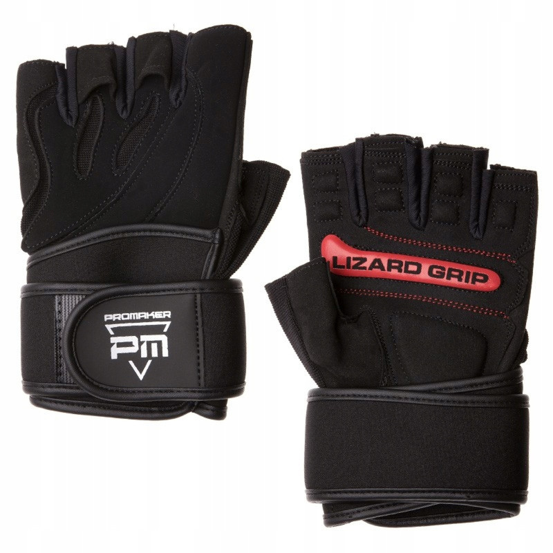 Promaker LizardGrip Rękawice z Usztywniaczami - Pewny Chwyt