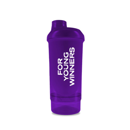 6PAK Nutrition Shaker Purple 500+150ml - Idealny Shaker dla Sportowców