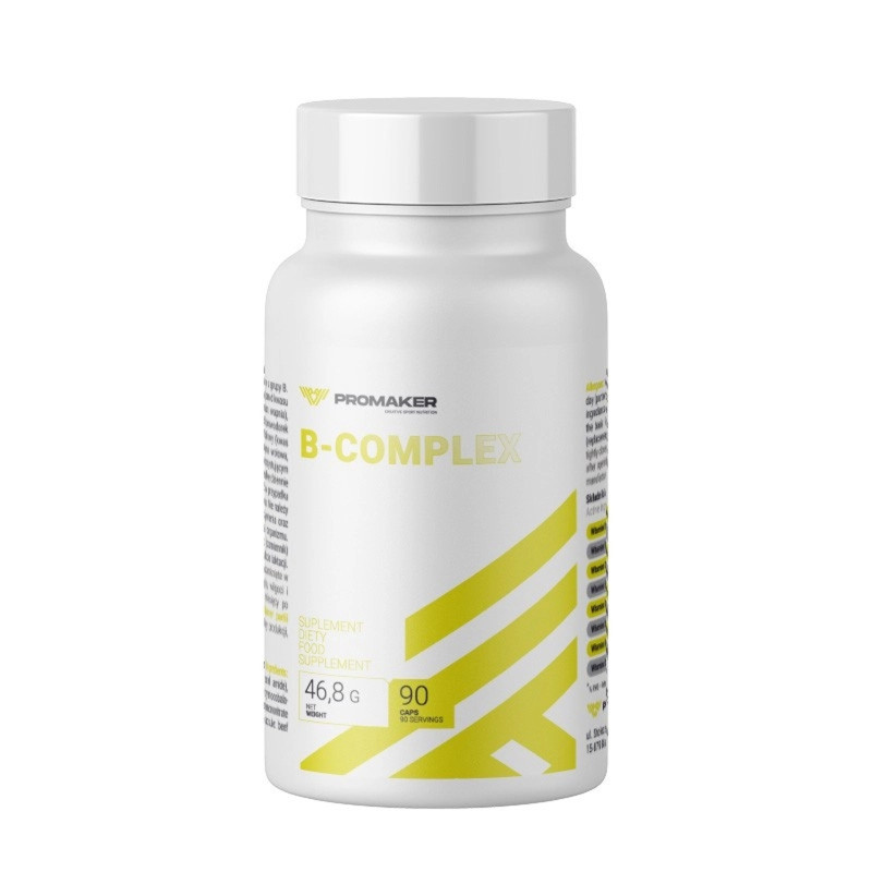 Promaker B-Complex 90 kaps - Kompleks Witamin B
