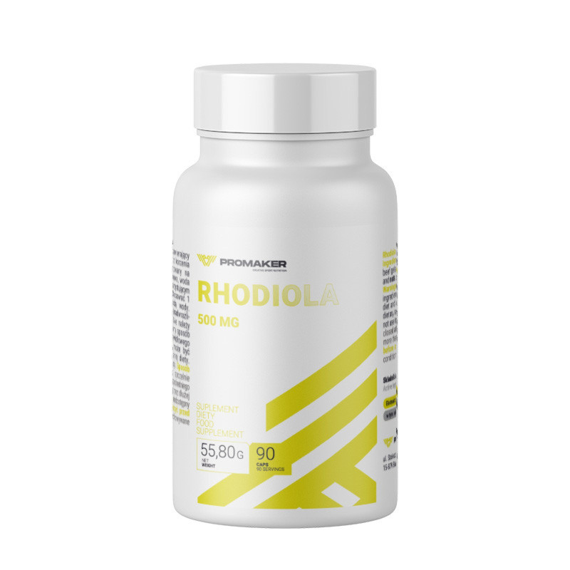 Promaker Rhodiola 500mg - Adaptogen na stres i koncentrację