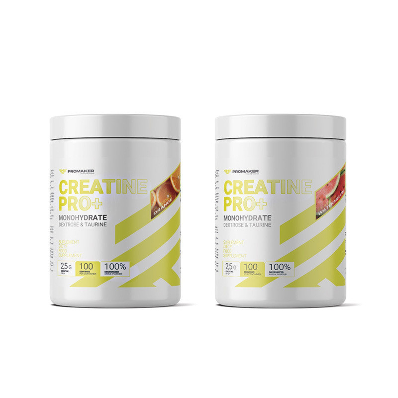 PROMAKER Creatine Pro+ 2x500g - Monohydrat Kreatyny, Siła, Energia