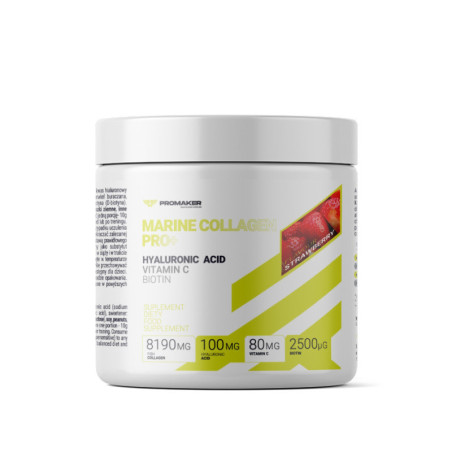PROMAKER Marine Collagen Pro+ 200g - Kolagen na włosy, skórę, paznokcie