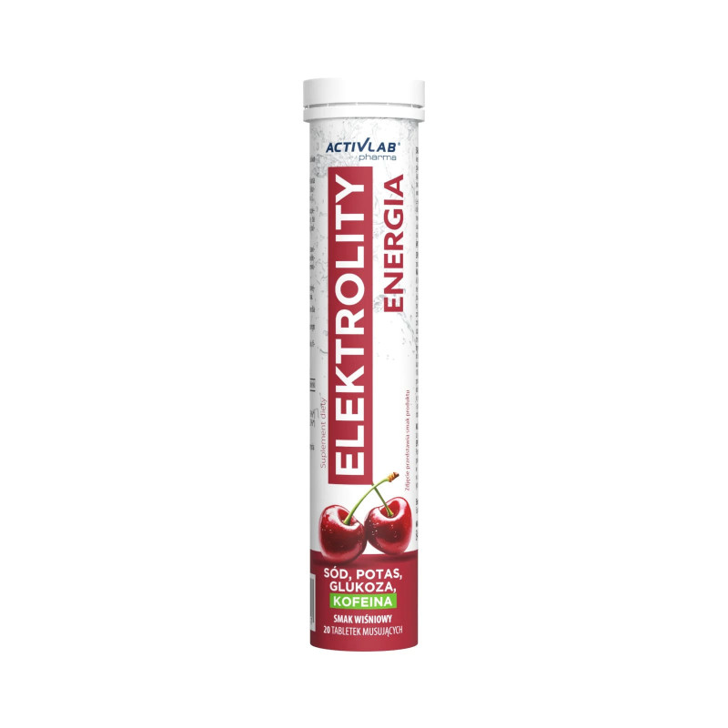 Activlab Elektrolity Energia Wiśnia 20tab - Energia i Koncentracja