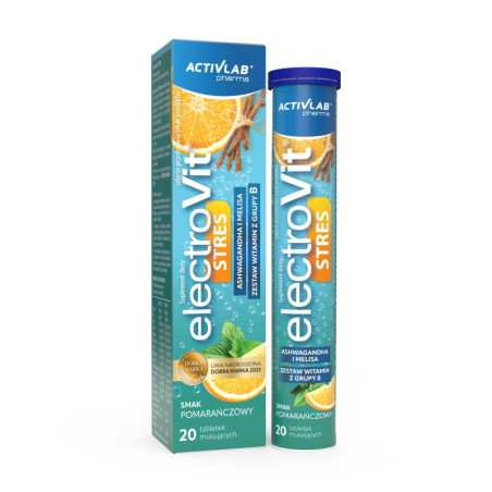 Activlab Elektrolity Stres Pomarańcza 20 tab - Elektrolity na stres