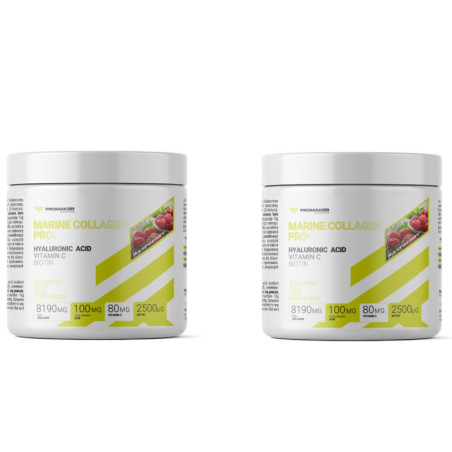 Promaker Marine Collagen Pro+ 2x200g - Kolagen Morski na Skórę, Włosy i Paznokcie