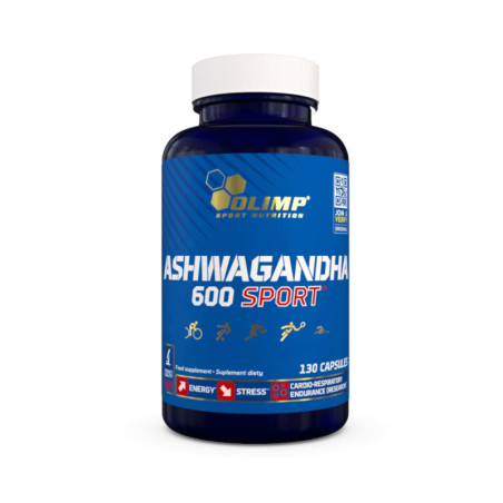 Olimp Ashwagandha 600 Sport 130cap - Adaptogen na stres i sen