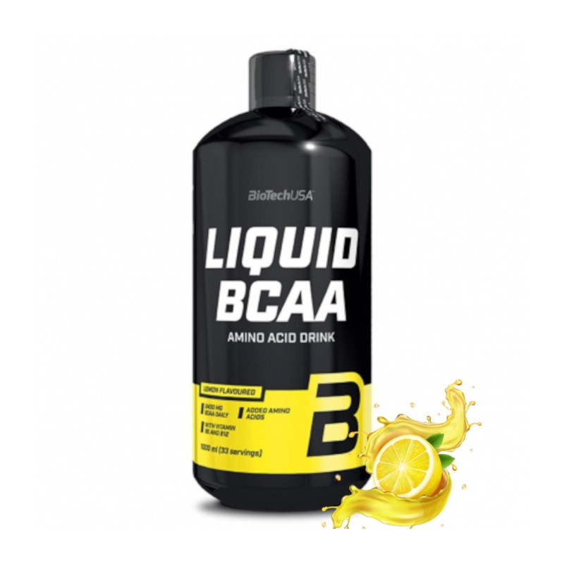 BioTechUSA BCAA Liquid 1000ml - Aminokwasy BCAA na regenerację