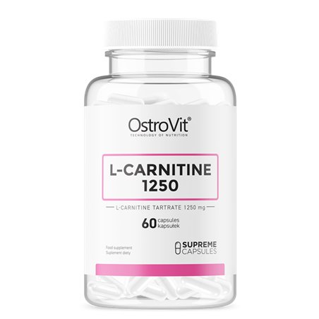 Spalacz tłuszczu - Ostrovit L-Carnitine 1250 60kaps