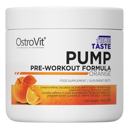 OstroVit Pump Pre-Workout 300g - Przedtreningówka bez kreatyny