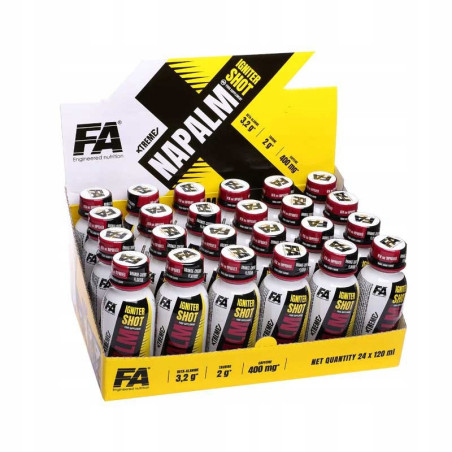 Shot przedtreningowy FA Xtreme Napalm Igniter 24 x120 ml