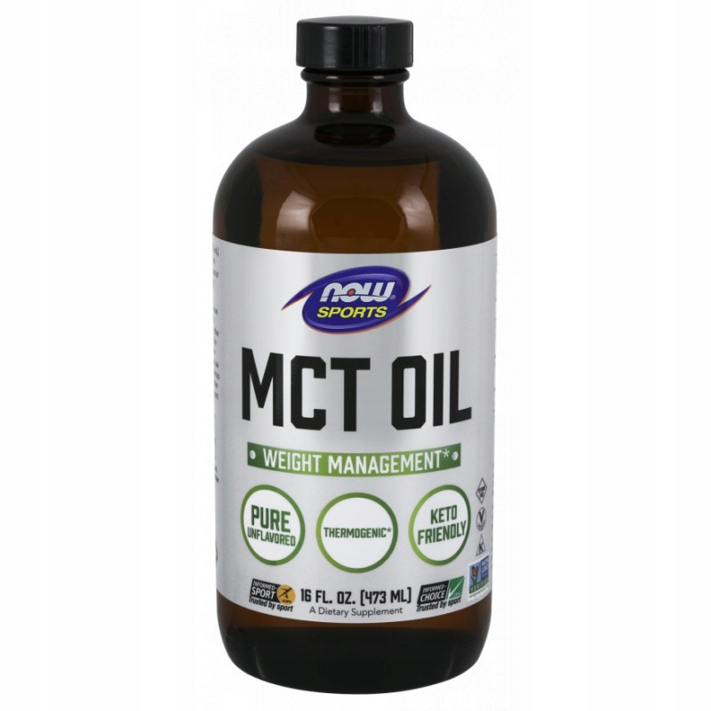 Olej MCT NOW FOODS MCT Oil Pure Liquid 473 ml