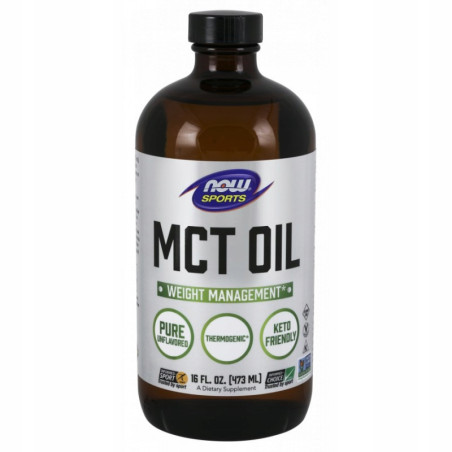 Olej MCT NOW FOODS MCT Oil Pure Liquid 473 ml