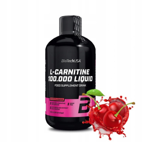 BioTechUSA L-Carnitine 100.000 500ml - Spalacz Tłuszczu