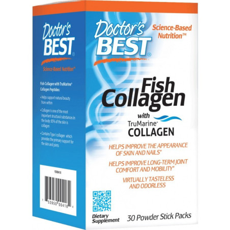 Doctor's Best Fish Collagen TruMarine - Regeneracja Stawów i Skóry