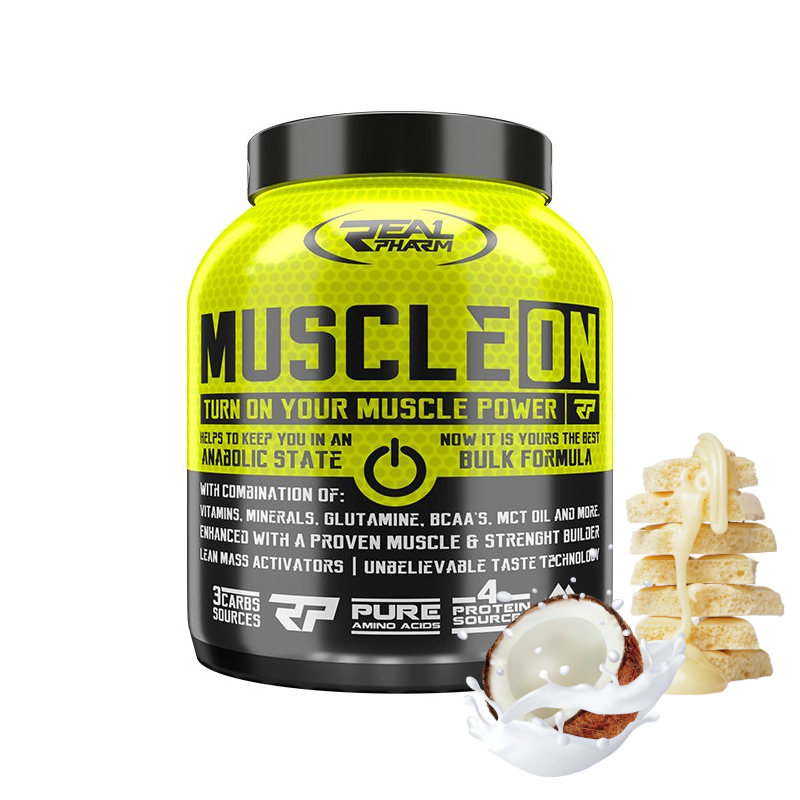 Real Pharm Muscle On 2270g - Gainer na masę mięśniową