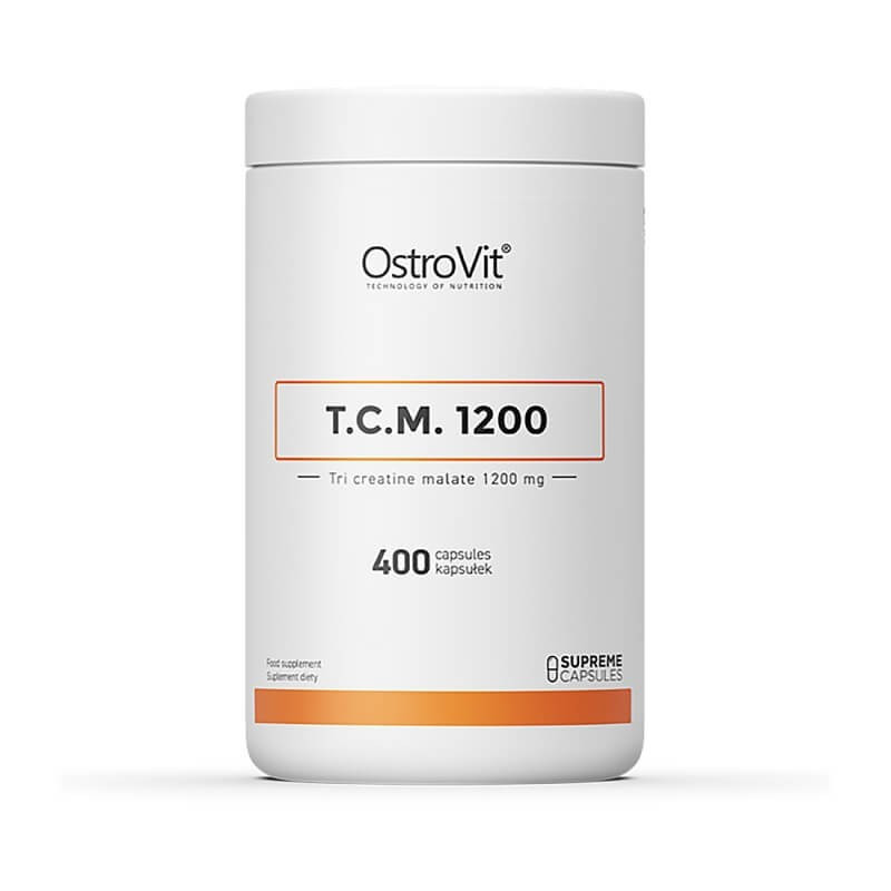 OstroVit TCM 1200 - Jabłczan Kreatyny 400 kapsułek | Biotechsklep.pl
