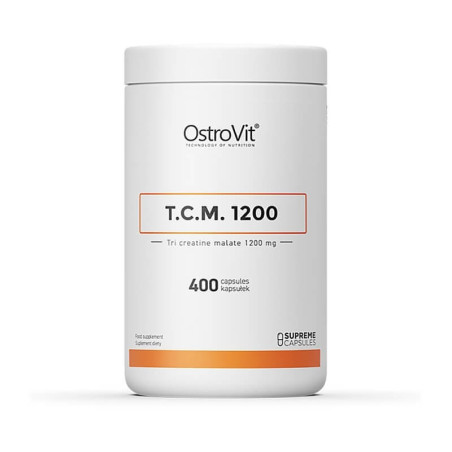 OstroVit TCM 1200 - Jabłczan Kreatyny 400 kapsułek | Biotechsklep.pl