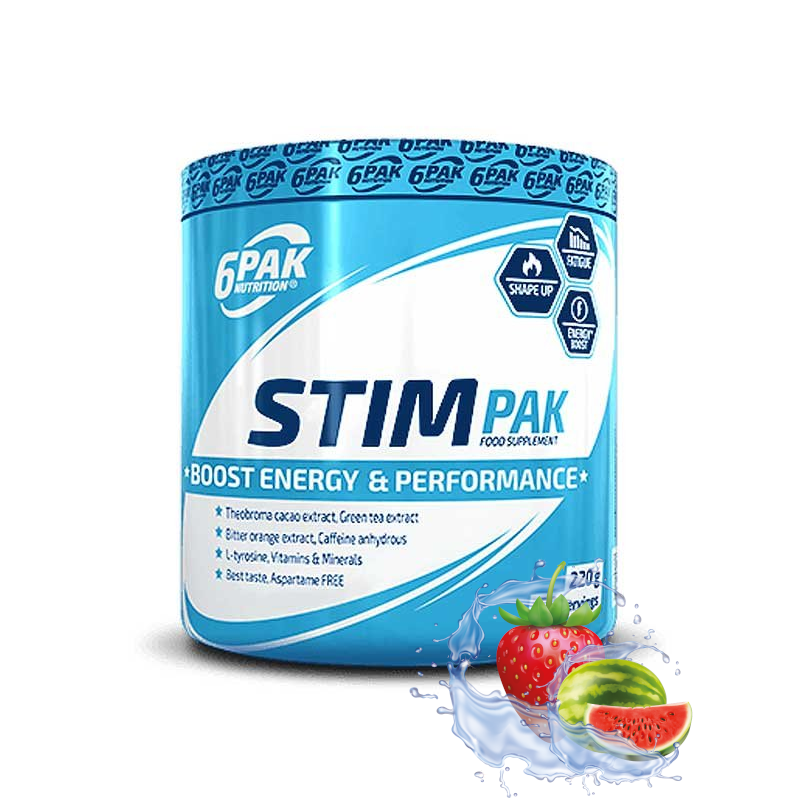6PAK Stim Pak 220g - Spalacz Tłuszczu Bez Stymulantów