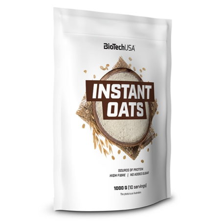 BioTechUSA Instant Oats 1000g - Zdrowe płatki owsiane