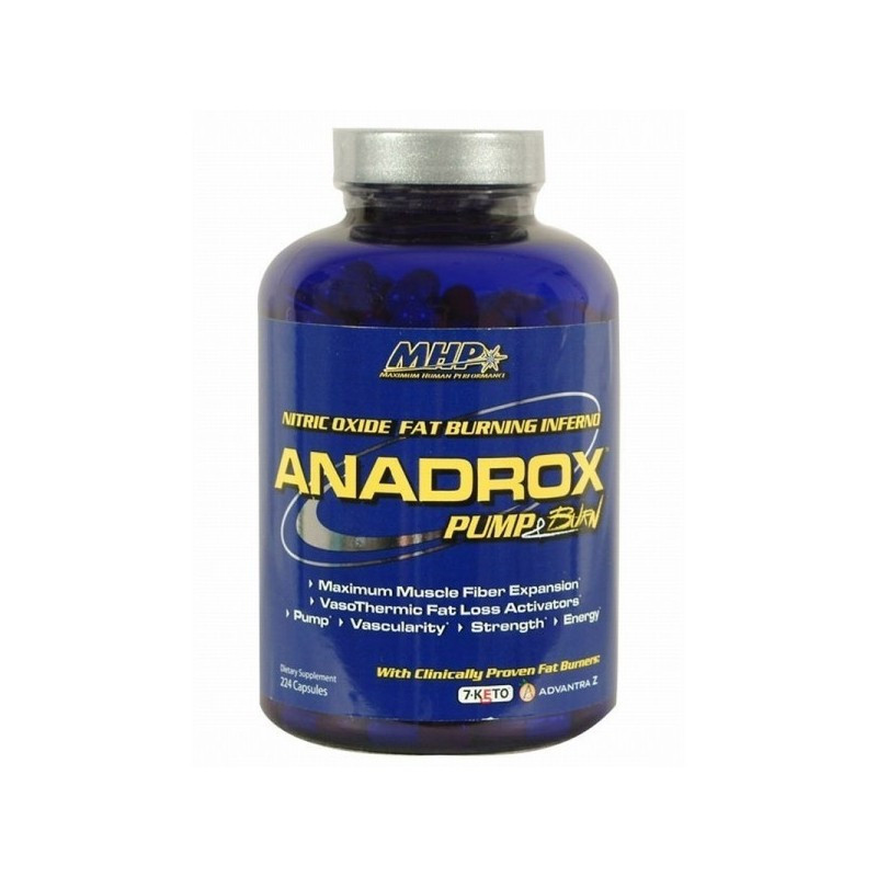 MHP Anadrox Pump & Burn 224 kaps - Spalacz Tłuszczu i Pompa Mięśniowa