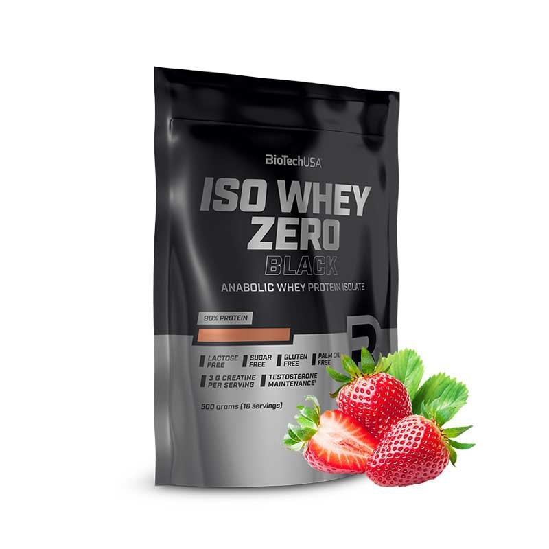 BioTechUSA Iso Whey Zero Black 500g - Izolat Białka WPI