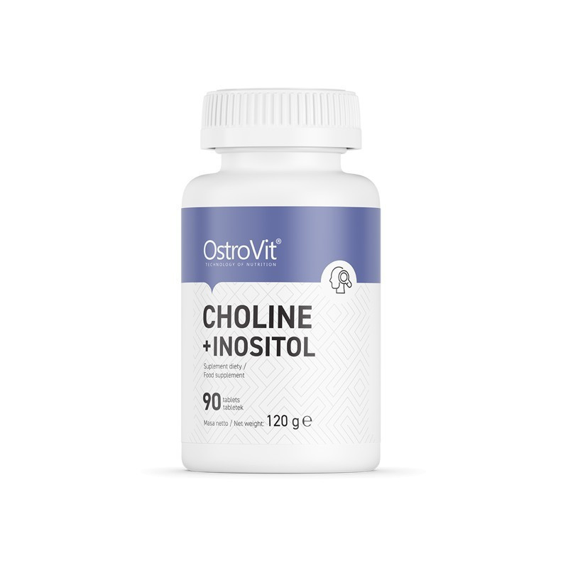 OstroVit Choline + Inositol 90tab - Wsparcie Mózgu, Pamięci i Koncentracji