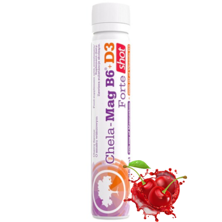 Olimp Chela Mag B6 + D3 Shot 25ml - Magnez na Skurcze i Energię