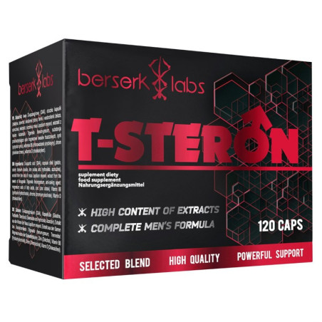 Berserk Labs T-Steron 120 kaps - Booster Testosteronu | Biotechsklep.pl