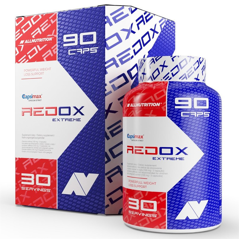 ALLNUTRITION Redox Extreme 90 kaps - Spalacz Tłuszczu Bez Stymulantów