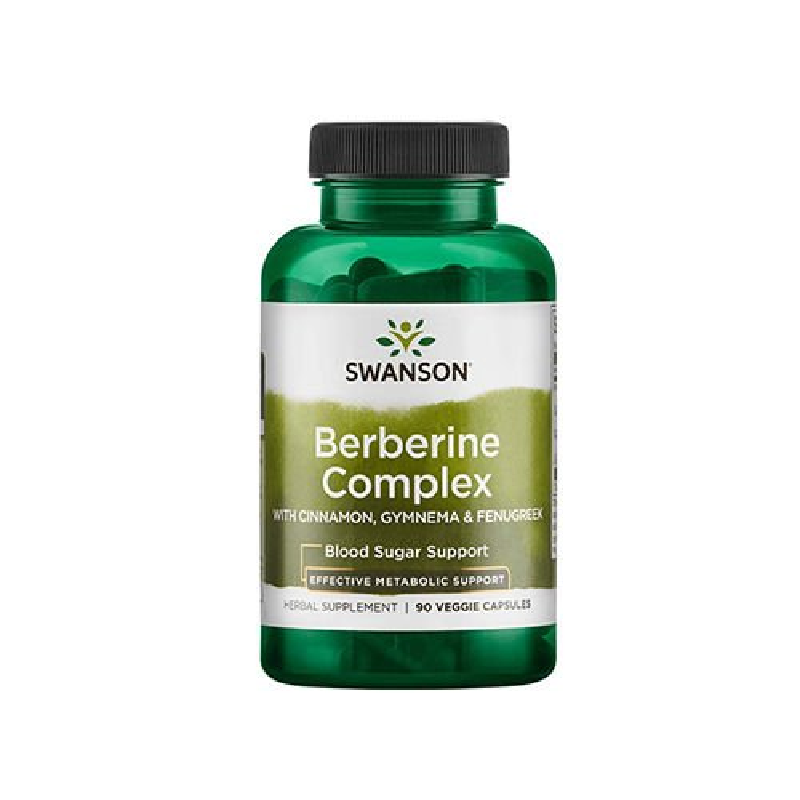 Swanson Berberine Complex 90 kaps - Kontrola Cukru i Odchudzanie