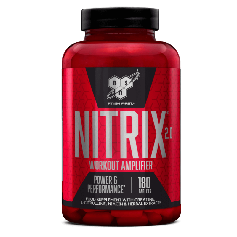 BSN Nitrix 2.0 - Suplement na Pompę Mięśniową - 180 kapsułek