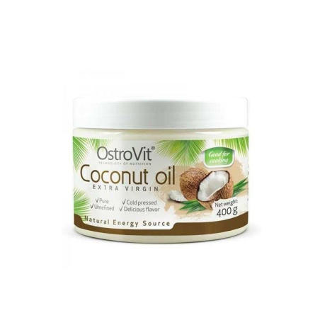 OstroVit Olej Kokosowy Nierafinowany 400g - Zdrowy Tłuszcz