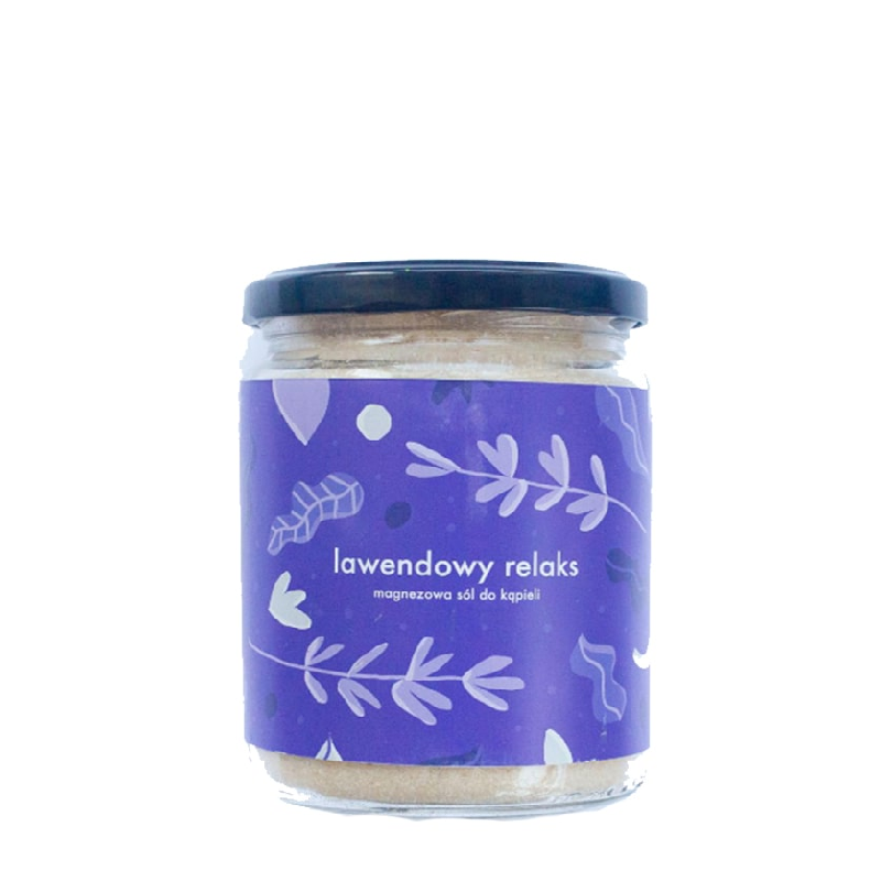 MG LIFE Sól Magnezowa Lawendowa 540g - Relaksacyjna kąpiel magnezowa