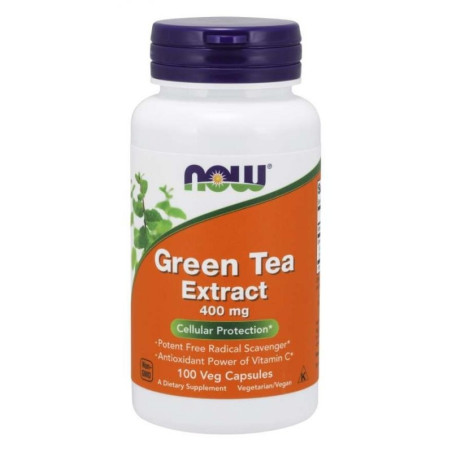 NOW Foods Green Tea Extract 400mg - Odchudzanie i Antioxidanty