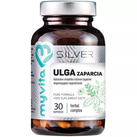 MyVita Silver Ulga Zaparcia 30 kaps. - na trawienie i zaparcia