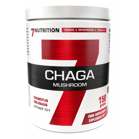 7Nutrition Mushroom CHAGA 10:1 150g - Antyoksydanty i Wsparcie Odporności