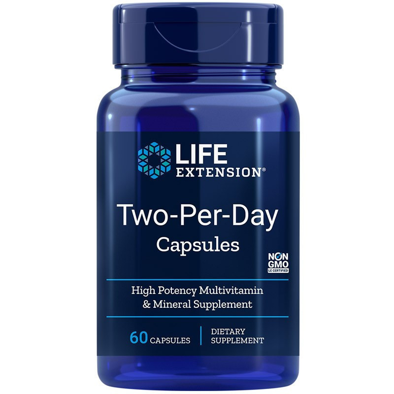 Life Extension Two-Per-Day 60 kaps - Multiwitamina dla energii i zdrowia