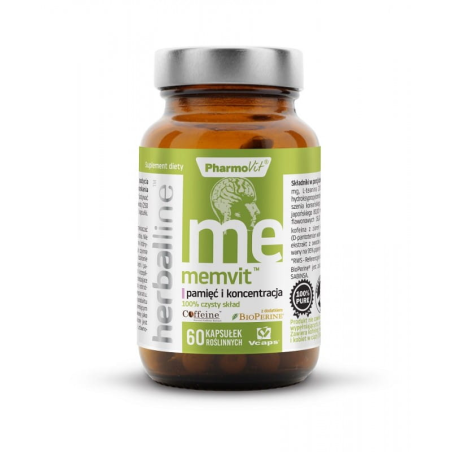 Pharmovit Memvit 60vkaps - Pamięć i Koncentracja