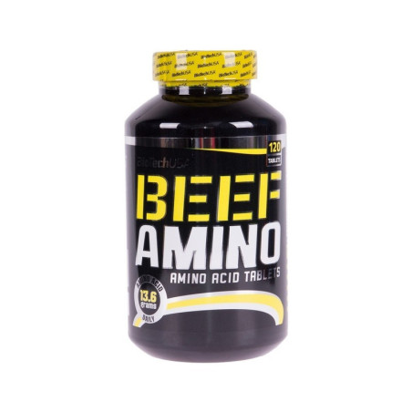 BioTechUSA Beef Amino 120tab - Aminokwasy wołowe dla sportowców