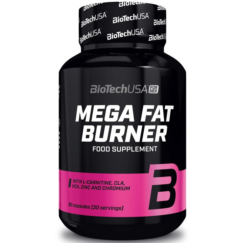 BioTechUSA Mega Fat Burner 90tab - Spalacz Tłuszczu Bez Kofeiny