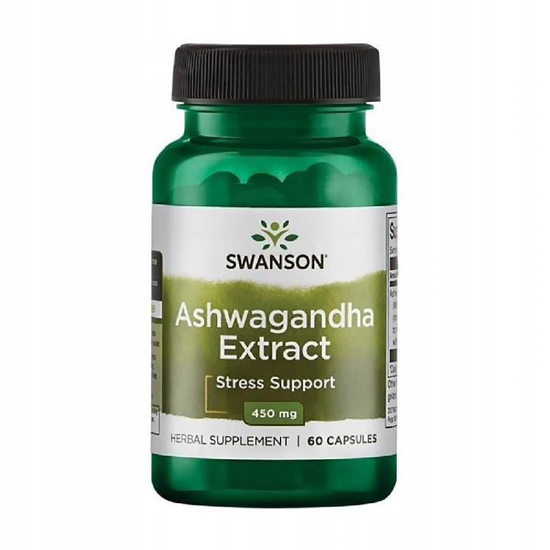 Swanson Ashwagandha Extract 60 kaps - Adaptogen na stres