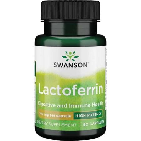 Swanson Laktoferyna 100mg 90 kaps - Wsparcie Odporności