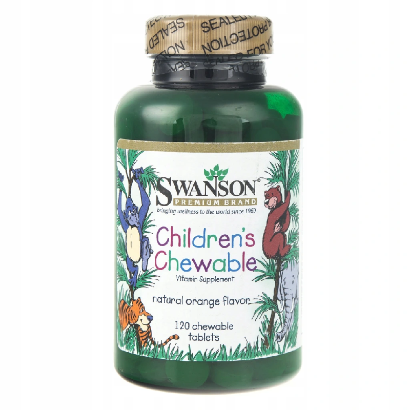 Swanson Children's Chewables 120tab - Witaminy dla dzieci