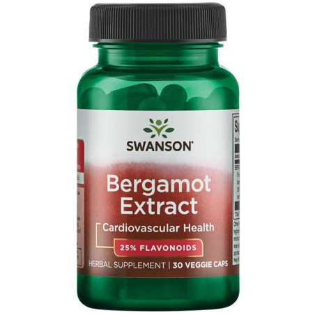 Swanson Bergamot Extract 500mg - Wsparcie dla Cholesterolu i Serca