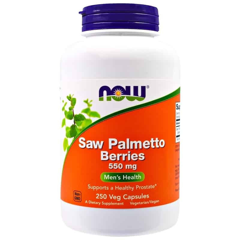NOW Foods Saw Palmetto Berries 550mg 250vkaps - Booster Testosteronu