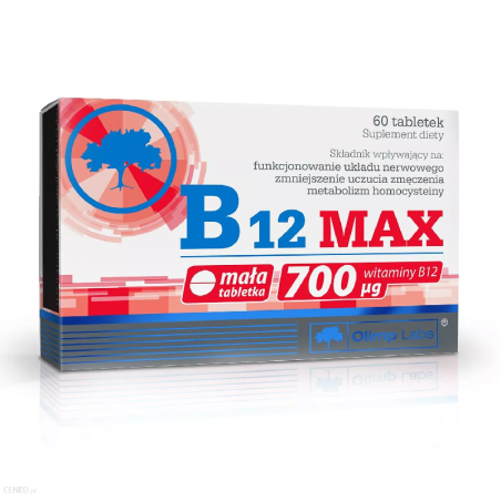 Olimp B-12 Max 60 tab - Witamina B12 na energię i zdrowie